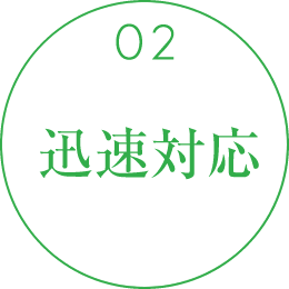 02.迅速対応